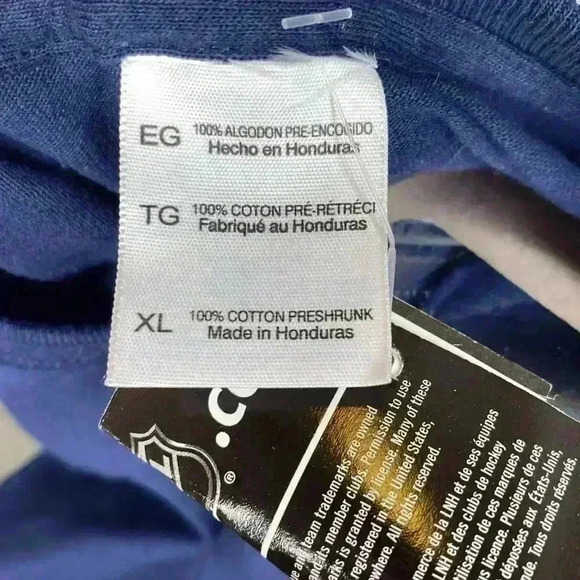 Columbus Blue Jackets Hockey Long Sleeve Mens Tee Size XL Nwt New NHL - Picture 4 of 6